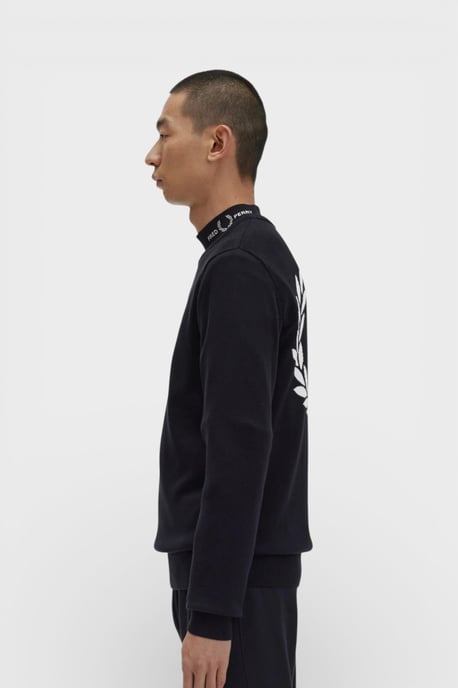 Jersey Gráfico con Laurel de Fred Perry - Negro - Image 5