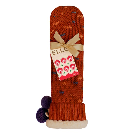 1 Par de Mocasines de Dama de Piel de Oveja Gruesa forrados con Pom Pom - Confort Cálido - Image 2