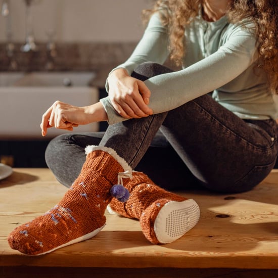 1 Par de Mocasines de Dama de Piel de Oveja Gruesa forrados con Pom Pom - Confort Cálido - Image 3
