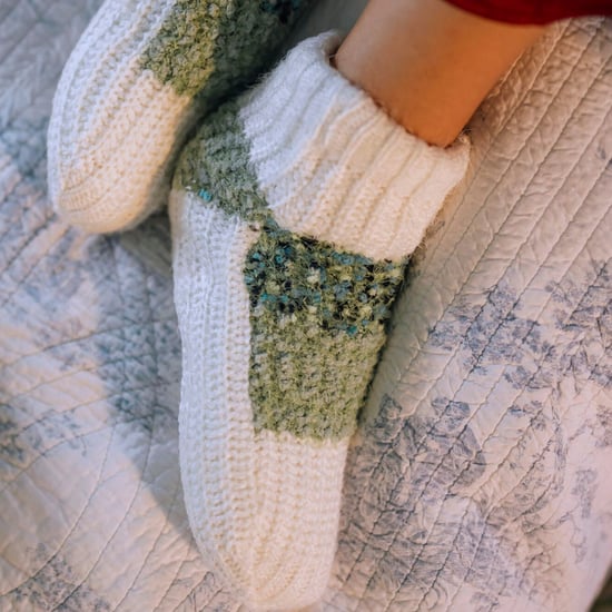 1 Par de Calcetines de Pantuflas para Damas con Forro de Sherpa - Cálidos y Esponjosos para Confort Interior - Image 4