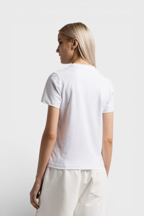 Casablanca Casa Way Camiseta Ajustada Impresa para Mujer Blanca - Image 5