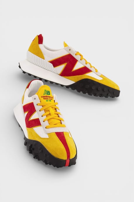Casablanca x New Balance XC-72 Zapatillas Unisex Rojas y Amarillas - Image 6