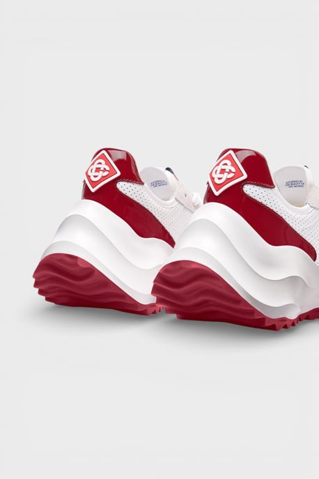 Zapatillas Casablanca Atlantis para Hombre Blanco/Rojo - Image 3