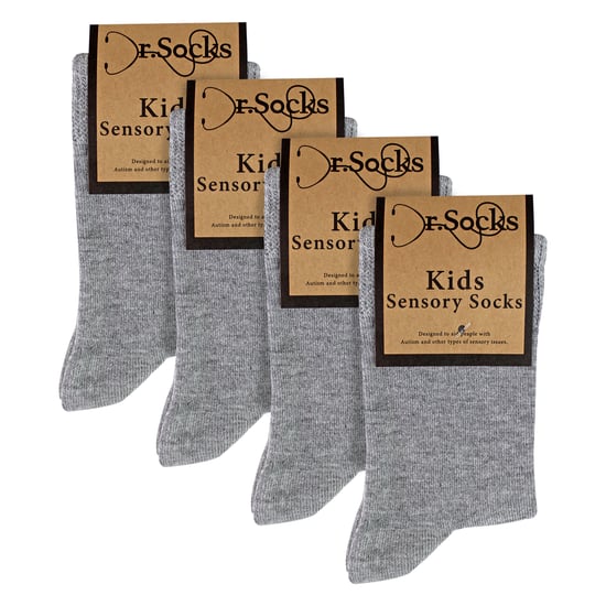 Paquete de 4 Calcetines Sensory de Bambú para Niños Niñas, Suaves y Transpirables con Ajuste Cómodo - Image 2