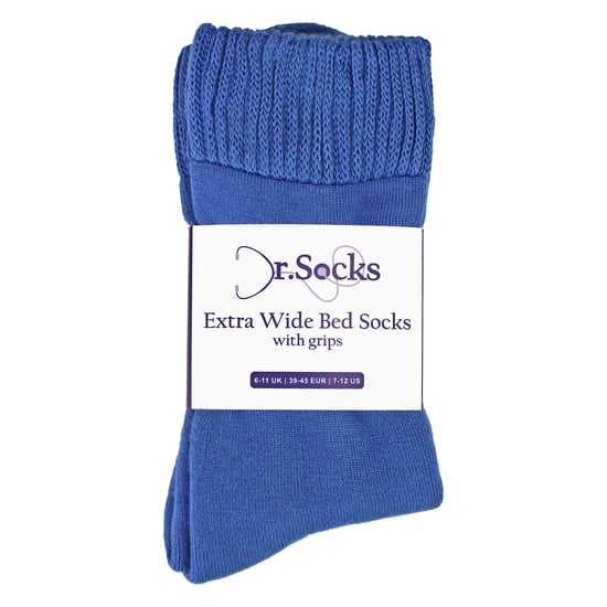 Calcetines de Cama de Invierno Extra Anchos para Hombre con Agarre | Calcetines Térmicos Antideslizantes para Dormir - Image 2