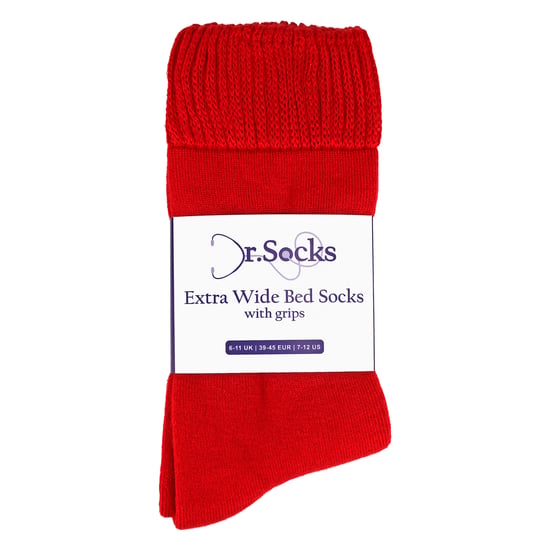 Calcetines de Cama de Invierno Extra Anchos para Hombre con Agarradores | Calcetines Térmicos Antideslizantes para Dormir - Image 2