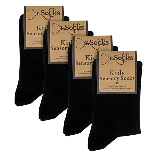 Paquete de 4 Calcetines Sensory de Bambú para Niños y Niñas, Suaves, Transpirables y de Ajuste Cómodo - Image 2