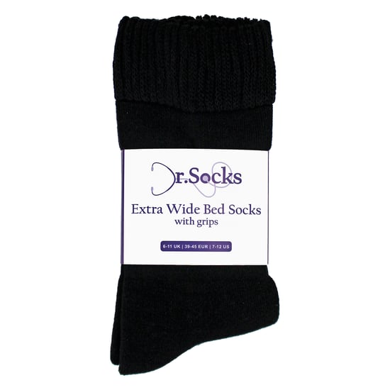 Calcetines de invierno extra anchos para hombres con antideslizantes | Calcetines térmicos para dormir antideslizantes - Image 2