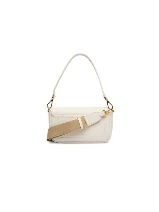 Bolso de mano Coccinelle C-Me Lock en cuero granulada - Image 3