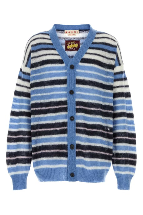 Cardigan de Mezcla de Mohair Bordado - Image 1