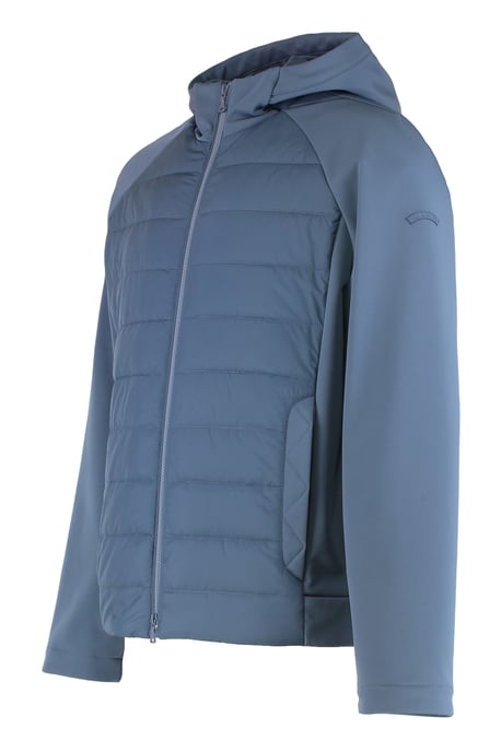 Chaqueta de Tela Técnica con Cremallera y Capucha - Image 2