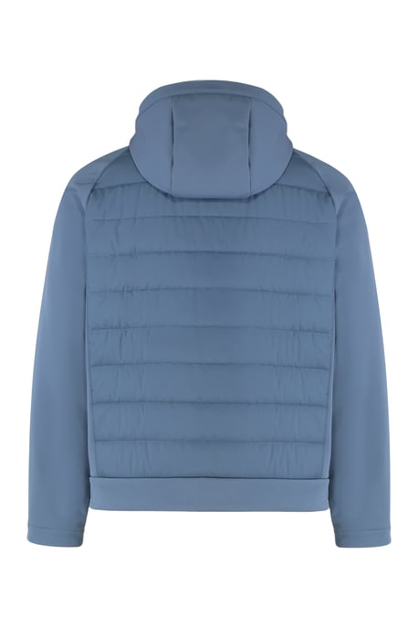 Chaqueta de Tela Técnica con Cremallera y Capucha - Image 3