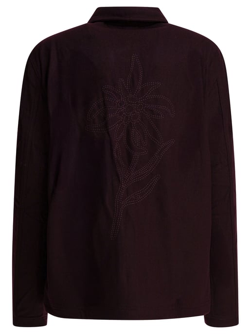 Chaqueta de mezcla de lana Burdeos - Image 2
