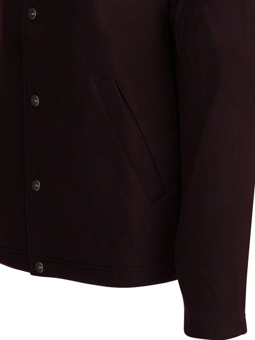 Chaqueta de mezcla de lana Burdeos - Image 4