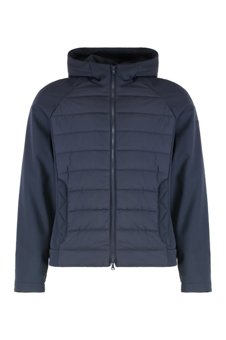 Chaqueta con capucha de tejido técnico - Image 1