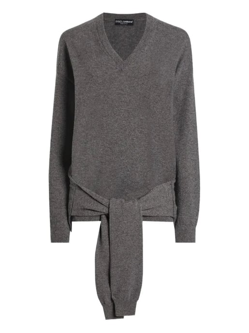 Suéter de cachemira gris - Image 2