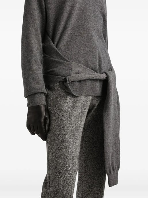 Suéter de cachemira gris - Image 5