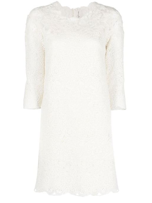 Vestido corto de mezcla de lana - Image 2