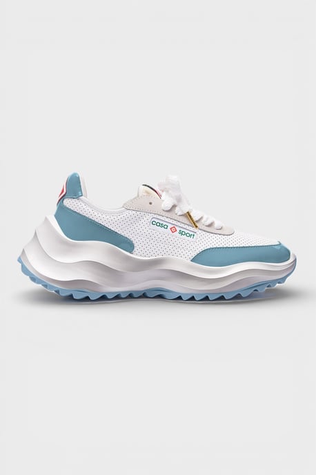 Zapatilla Casablanca Atlantis Blanca/Azul Claro para Hombre - Image 1