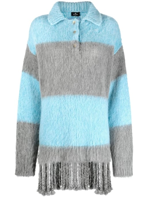Polo de Mezcla de Lana Rayado - Image 5