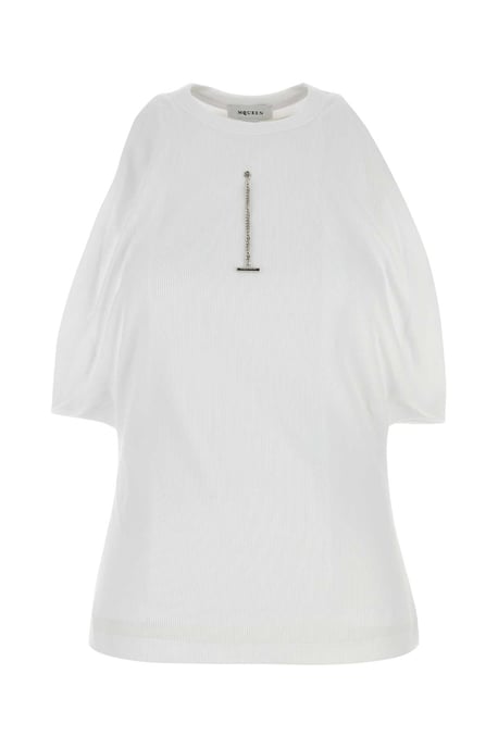 Top de algodón stretch blanco - Image 2