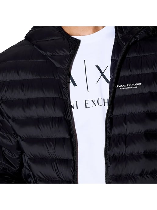 Chaqueta de plumas con la firma de Armani Exchange para hombre - Image 3
