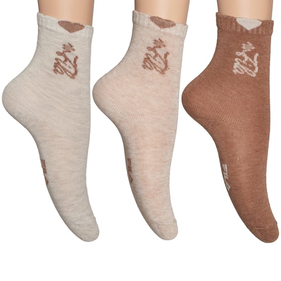 Paquete de 3 calcetines de media caña para niñas F8213 - Image 1