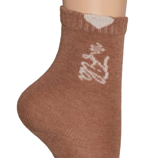 Paquete de 3 calcetines de media caña para niñas F8213 - Image 4