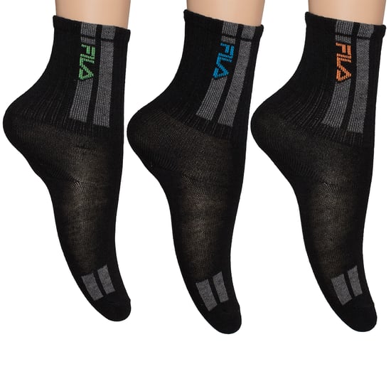 Paquete de 3 calcetines de media caña para niños y niñas F8084 - Image 1