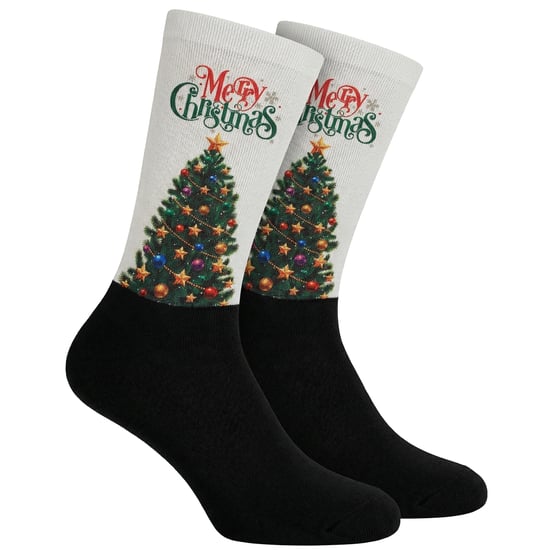 Calcetines Largos Divertidos Impresos para Hombres y Mujeres - Image 1