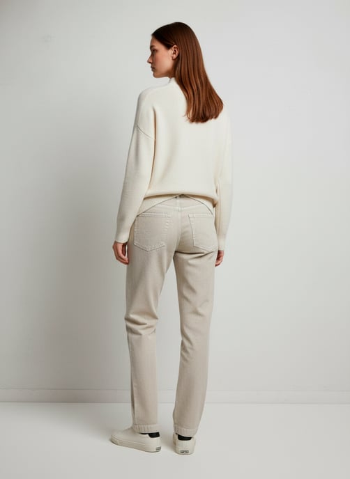 Pantalones rectos beige: comodidad refinada con estilo natural - Image 3