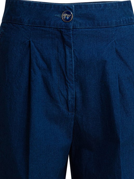 Jeans de pierna ancha con pliegues - Image 3