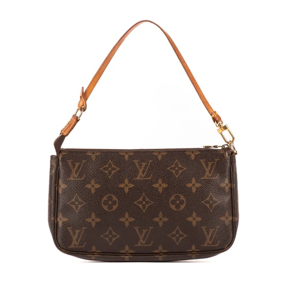 Louis Vuitton Accesssory Pouch en Brown Latón Dorado - Image 4