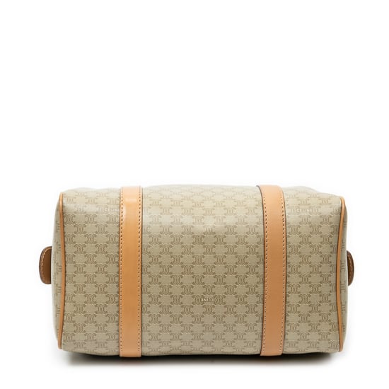 Celine Mini Boston  en Beige Lienzo recubierto - Image 6