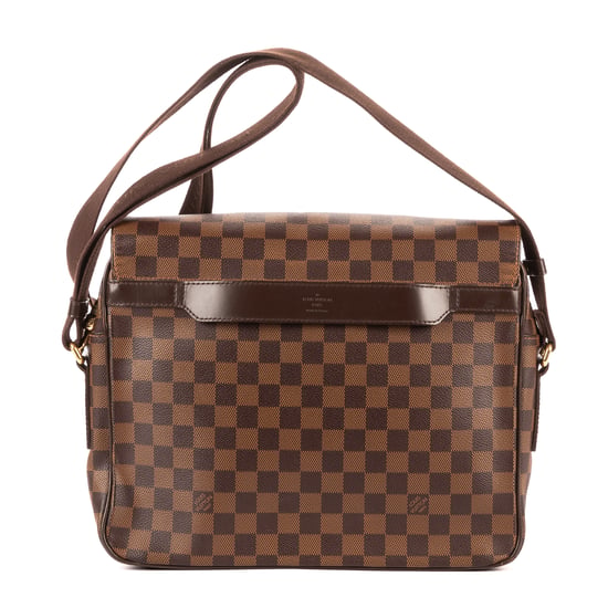 Louis Vuitton Shelton MM en Brown Lienzo recubierto - Image 4