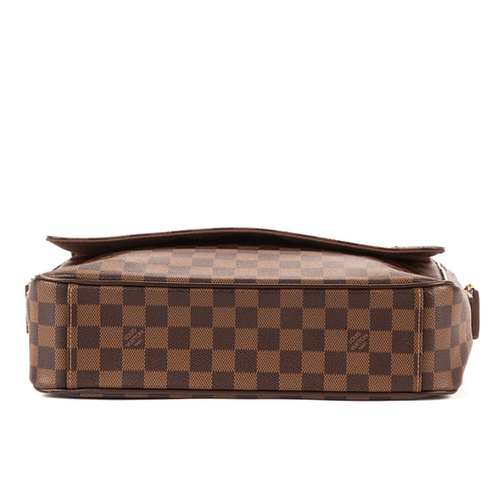 Louis Vuitton Shelton MM en Brown Lienzo recubierto - Image 6