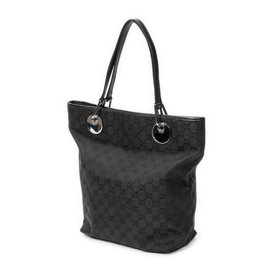 Gucci Eclipse Tall Tote en Black Lienzo - Image 2