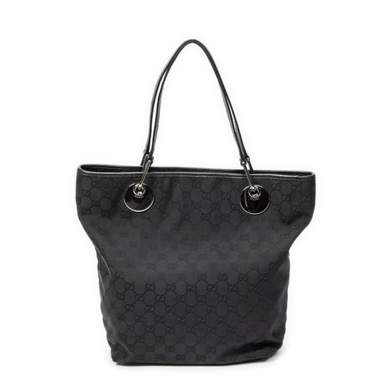 Gucci Eclipse Tall Tote en Black Lienzo - Image 5
