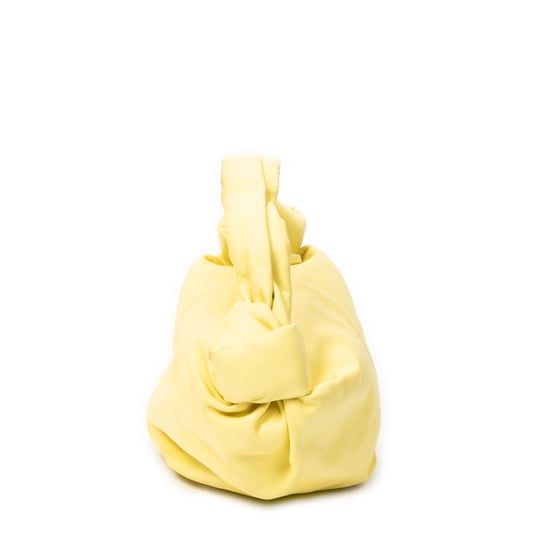 Bottega Veneta Mini Double Knot Bag  en Amarillo Cuero de ternero - Image 4
