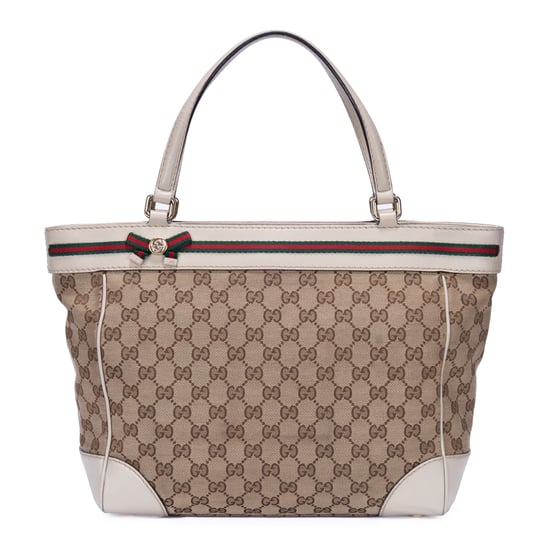Gucci Mayfair Tote en Beige Lienzo - Image 1