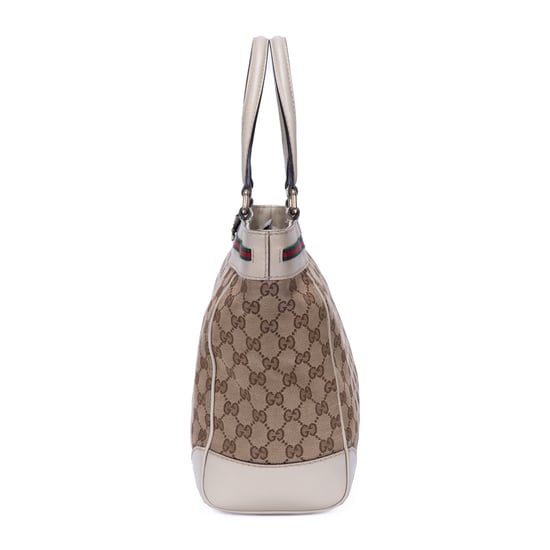 Gucci Mayfair Tote en Beige Lienzo - Image 3