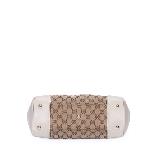 Gucci Mayfair Tote en Beige Lienzo - Image 6