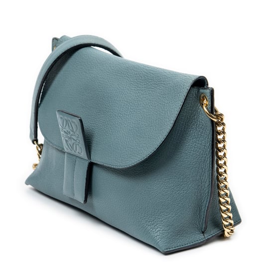 Loewe Avenue Crossbody en Blue Cuero de ternero - Image 2