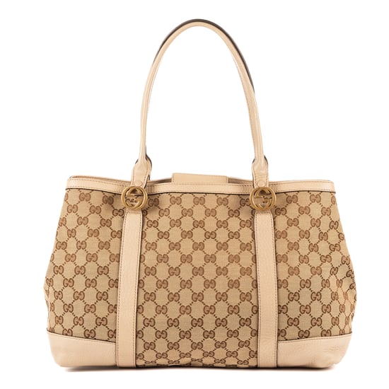Gucci Miss GG Tote en Beige Lienzo - Image 1