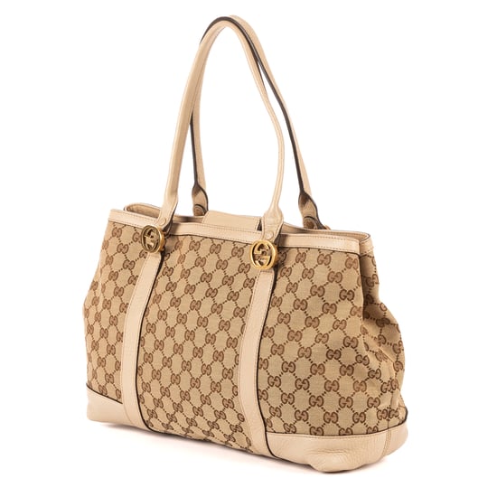 Gucci Miss GG Tote en Beige Lienzo - Image 2