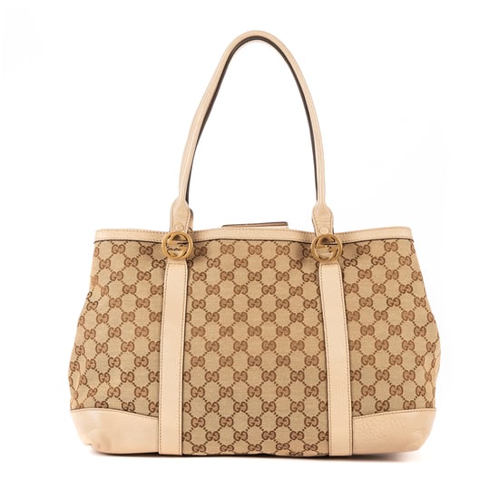 Gucci Miss GG Tote en Beige Lienzo - Image 4