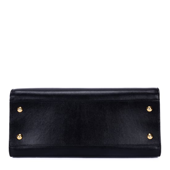 Yves Saint Laurent Baby Cabas Tote  en Black Cuero de ternero - Image 6