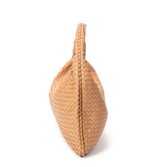 Bottega Veneta Veneta Hobo en Beige Cuero de ternero - Image 4