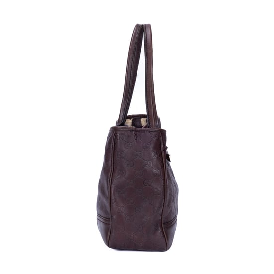 Gucci Prince Tote Medium en Marrón oscuro Cuero de ternero - Image 5