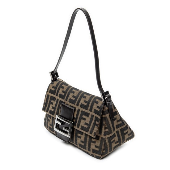 Fendi Mini Baguette en Brown Lienzo - Image 2
